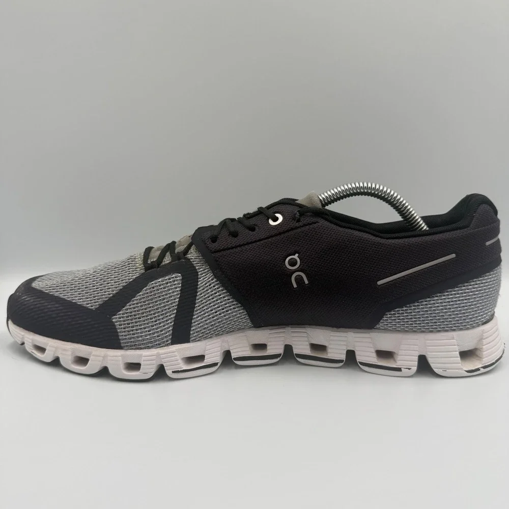 On Cloud X Black Grey White Running Shoes Men's Size 11.5 Low Top Sneakers - Picture 3 of 10